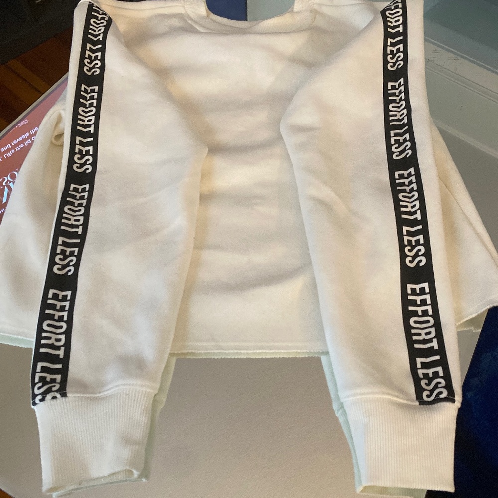 Crop top sweat shirt